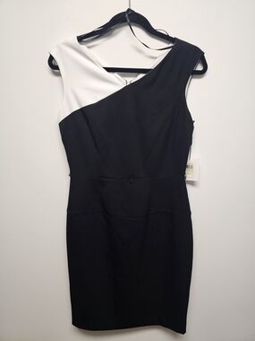 Calvin Klein Black and White Sleevless Dress